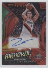 2019-20 Panini Chronicles Airborne Signatures Red Zach Collins #AB-ZCO Auto 0as3