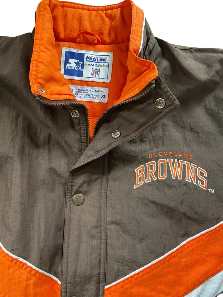 Chaqueta de inicio Cleveland Browns años 90 Foto 3 de 3