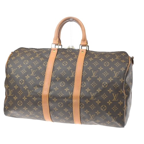LOUIS VUITTON Keepall Bandouliere 45 2Way Hand Bag Monogram Brown M41418 11SA229