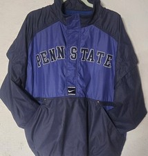 Vintage Nike Penn State Nittany Pullover Windbreaker Jacket Mens Size Large NCAA
