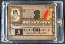 2005 Leaf Limited Nolan Ryan Biography Win 84 Angels