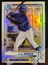 2021 Bowman Draft Chrome Ryan Spikes Refractor #BDC-63 1st Bowman RC