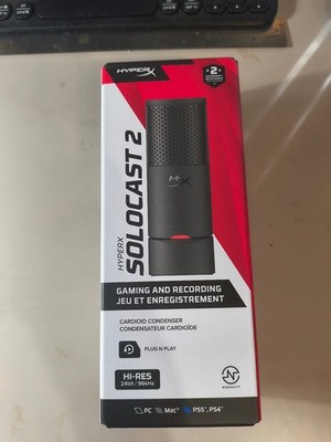 HyperX SoloCast 2 USB Condenser Gaming Microphone   NEW