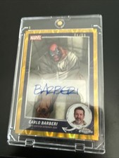 Carlo Barberi Auto #/50 Gold Deadpool Topps Chrome 2026 Marvel Comic Art