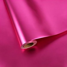 Matte Metallic Wrapping Paper Roll, 17" x 32.8ft Foil Gift Wrap Paper, Solid ...