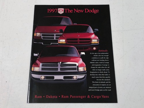 1997 DODGE RAM PICKUP - DAKOTA - PASSENGER & CARGO VANS SALES BROCHURE CATALOG