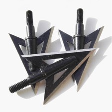 12pcs 100gr Archery Traditional Broadheads Arrowheads Arrow Tips Points Hunting