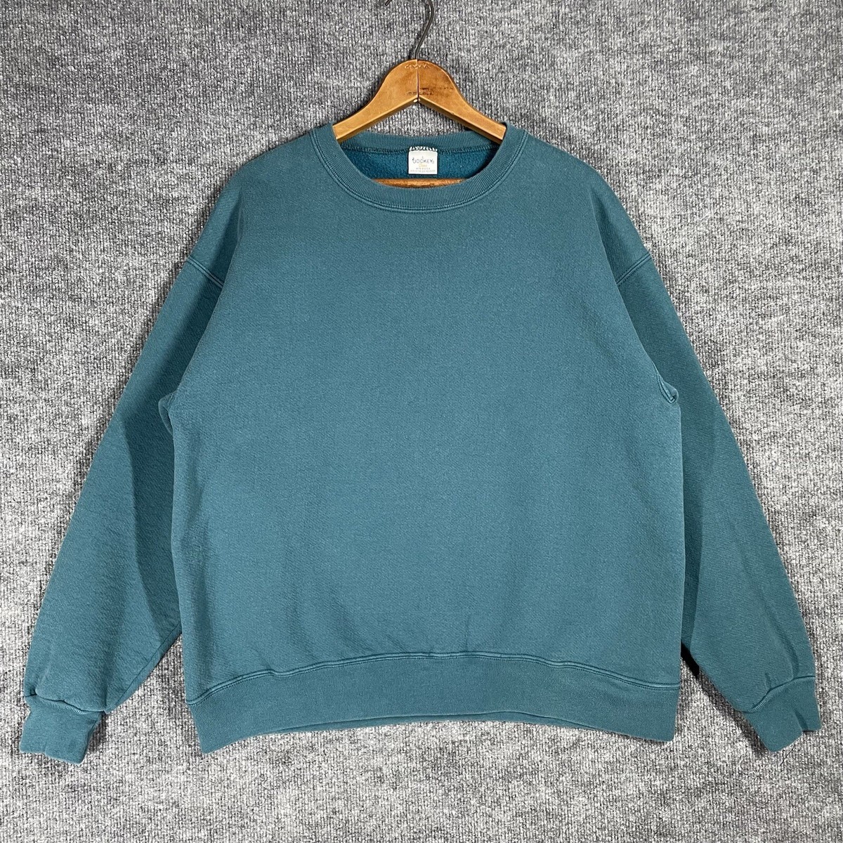 VINTAGE Jockey Classic Crewneck Sweatshirt Size Large USA Made 80s