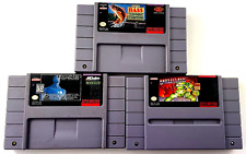 SNES, BASS TOURNAMENT OF CHAMPIONS, RISE OF THE ROBOTS, BATTLE CLASH 3 LOT cb