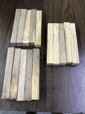QTY:15 Black Walnut Pen Blanks 3/4" x 3/4" x 6" wood turning working cast lumber