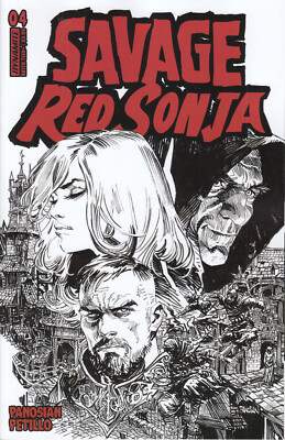 Savage Red Sonja Nr 4 Neuware 2024 new 1:10 Variant Cover E