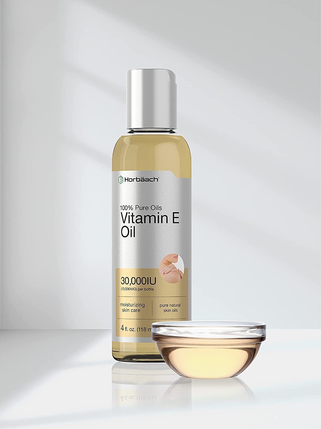 Vitamin E Oil For Skin 30,000 IU | 4 fl oz | 100% Pure Oils | Moisturizing  Oil