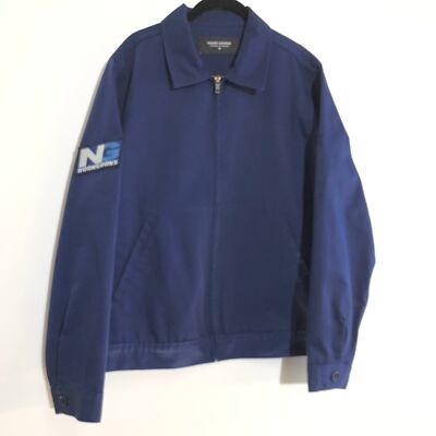 NOON GOONS Blue Varsity Jacket M