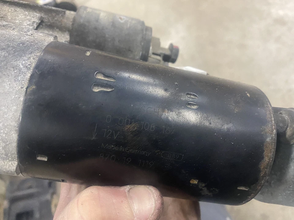 1998 - 2000 沃尔沃 V70R S70 XC70 850R 初学者原始设备制造商博世 0 001 106 167 #174E — 第 3/4 张图片