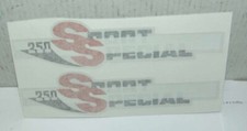 Pair Stickers Logos Bauletto Benelli Motobi Sport Special 250 AD660058