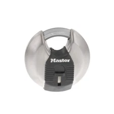 Keyed Alike Silver Padlock Maximum Security Indoor Outdoor Lock with Key