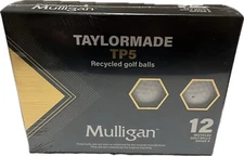 Mulligan Taylormade TP5 Recycled Golf Balls Grade A One Dozen