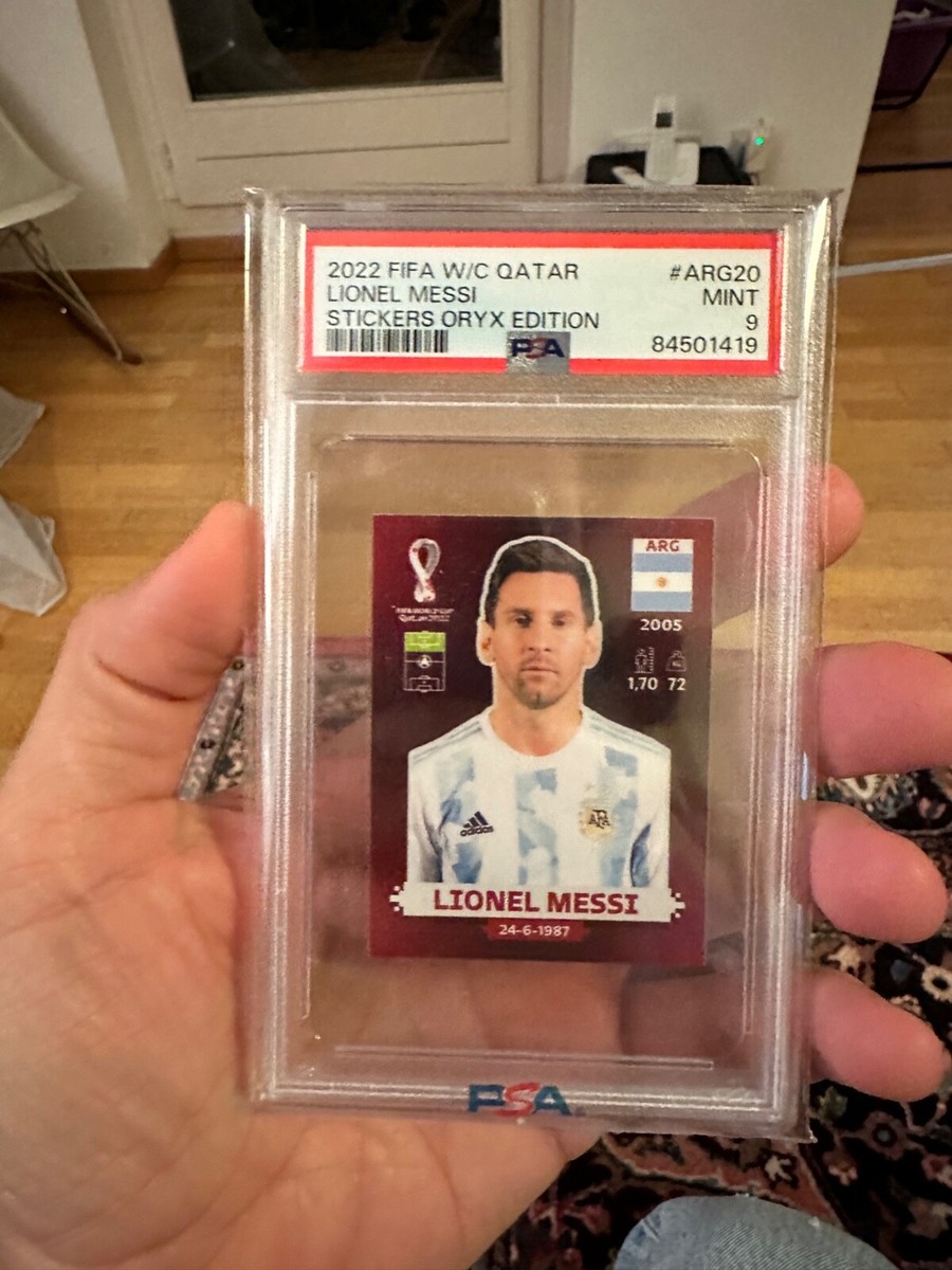 2022 Panini Fifa World Cup Qatar Lionel Messi Stickers Swiss Oryx