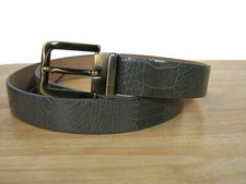 $875 NWT Dolce & Gabbana Genuine Ostrich Leather Belt 100 cm / 39.5" - Italy