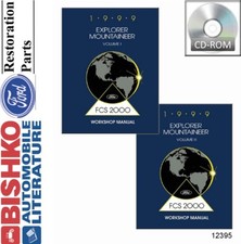 CD del Manual de Servicio del Ford Truck Explorer de 1999, del taller de fábrica Mountaineer