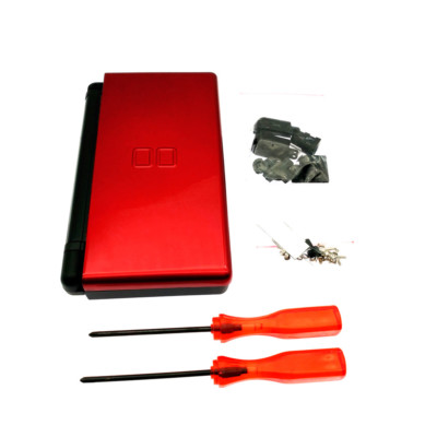 Neu Rot und schwarz Gehäuse Hülle Shell Case für Nintendo DS Lite NDSL DSL