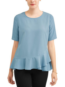 time and tru peplum top