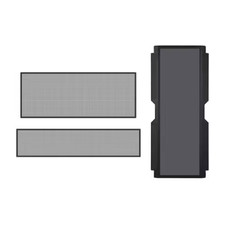 LIAN LI LAN3-1X Dust Filter Kit BLACK For LANCOOL III -EXPRESS SHIP-