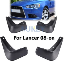4Pcs Mud Flaps For Mitsubishi Lancer 2008-2013 Sedan Splash Guards Mudguards Set