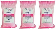 VAGISIL Odor Block Feminine Cloths 20ct  3 pack  /