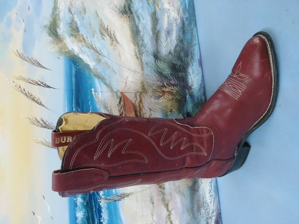 Женские ковбойские сапоги вестерн Durango коричневая кожа размер 7 981 - Изображение 2 из 4