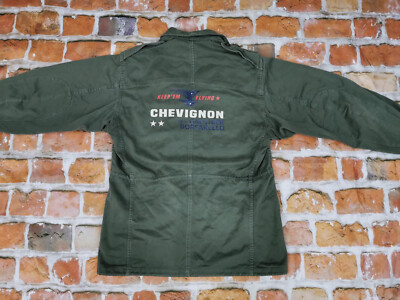 Chevignon Vintage M65 Field Summer Jacket Olive Green Safari Casual Size: M Tip