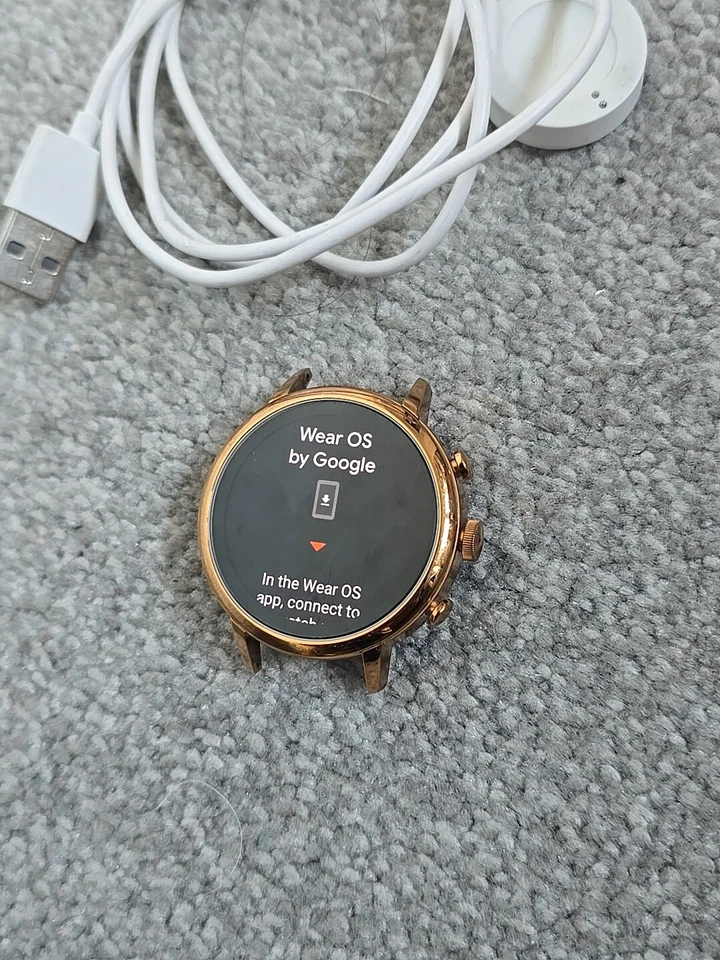 Fossil Venture HR Gen 4 Smart Watch DW7F1 - Rose Gold & Silver - HR GPS Ref A12 - Image 3 of 4