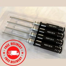 Naughty Boy RC METRIC HEX DRIVER Tool SET (4) 1.5, 2.0, 2.5, 3.0mm Screwdrivers