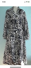 Sergio Hudson Target Womens Trench Animal Print Size 4 Xl