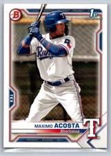 # BP-7 Maximo Acosta Texas Rangers 2021 1st Bowman
