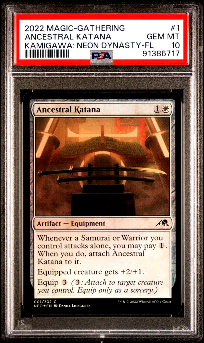 Ancestral Katana Kamigawa: Neon Dynasty Foil for sale online | eBay
