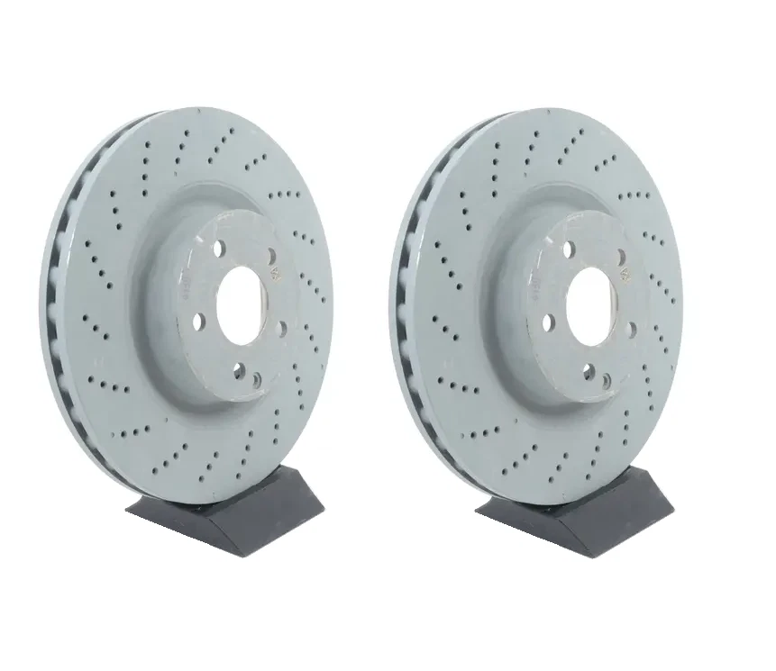 Juego de rotores delanteros y pastillas de freno con sensor para Mercedes-Benz E350 E550 2010-2013 Foto 2 de 4