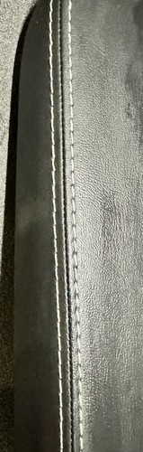 2011-2014 Chrysler 200 / Avenger Center Console Lid ; Black Leather - Picture 2 of 3