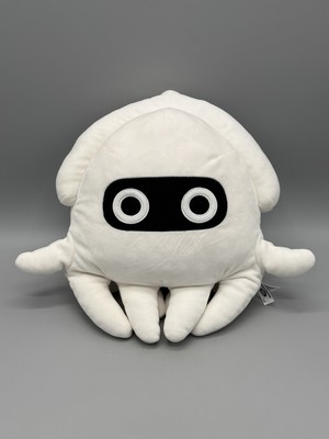 Mario Kart Blooper Squid White Plush 11  Stuffed Animal TOMY