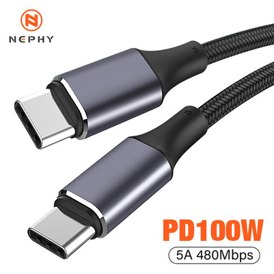 100 W USB Typ C auf USB C Kabel für iPhone 16 17 MacBook iPad Samsung Xiaomi PD