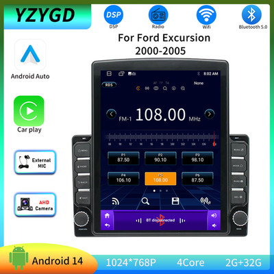 For Ford Excursion 2000-2005 Android Car Stereo Radio Carplay GPS WIFI 2G+32G