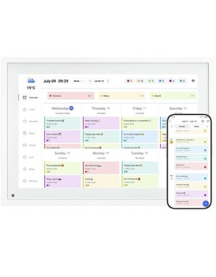 TABWEE P10 10.1'' Digital Calendar&Chore Chart Smart Touchscreen Family Schedules