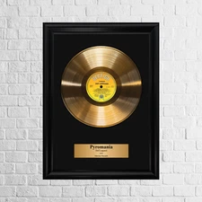 Gold Plated LP Vinyl - Def Leppard - Memorabilia Music Gift | PGR