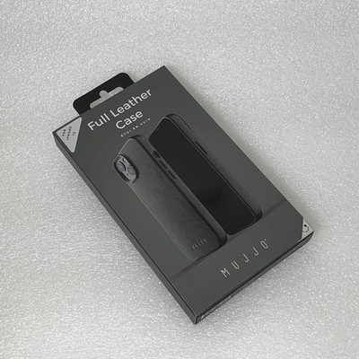 MUJJO Premium Full Leather Case for Apple iPhone 13 Black | Brand New