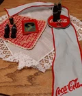 coca cola miniature lot vintage bottles, tray and more dollhouse