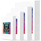 24 Pack Canvas Set 5x7, 8x10, 9x12, 11x14 for Acrylic & Oil Painting