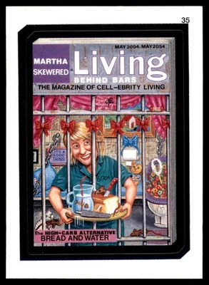 2004 Topps Wacky Packages All-New Series 1 #35 Martha Skewered - Image 1 of 2