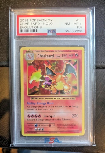 PSA 8.5 Charizard #11 - Pokemon Holo Evolutions - XY TCG MINT