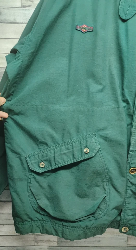 Vintage Columbia Jacket Mens XXXL Green Radial Sleeve Corduroy Collar Hunting  - Image 4 of 4