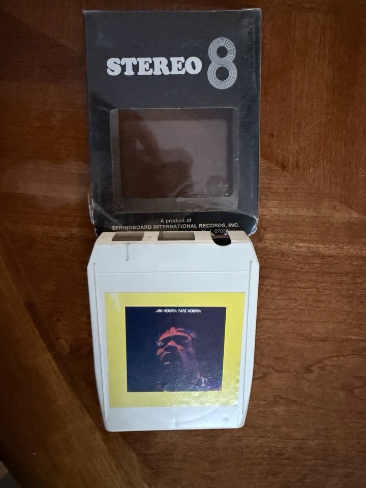 Jimmy Hendrix 8 Track Cassette Collection Lot of 7 Original Sleeves. Foto 3 de 4